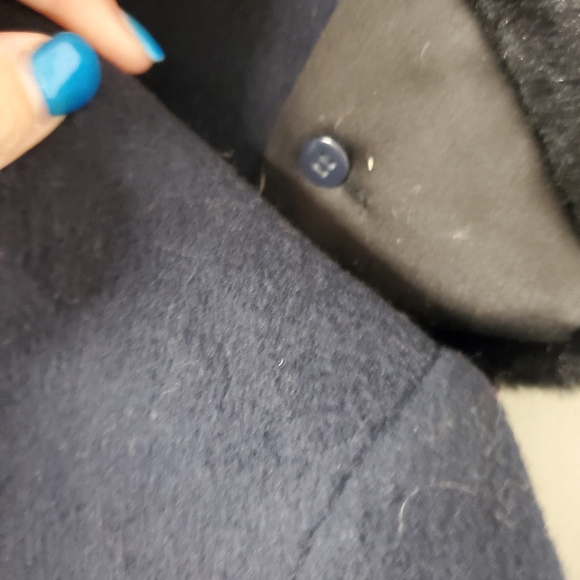 Club Monaco Navy Josette Wool Peacoat XS - Picture 9 of 12
